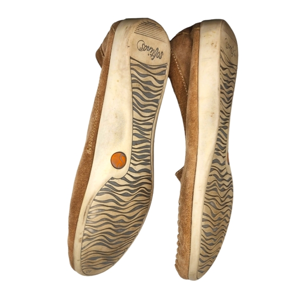 Softinos Size 9.5/40 Suede Moccasins Tan Color - Picture 5 of 8